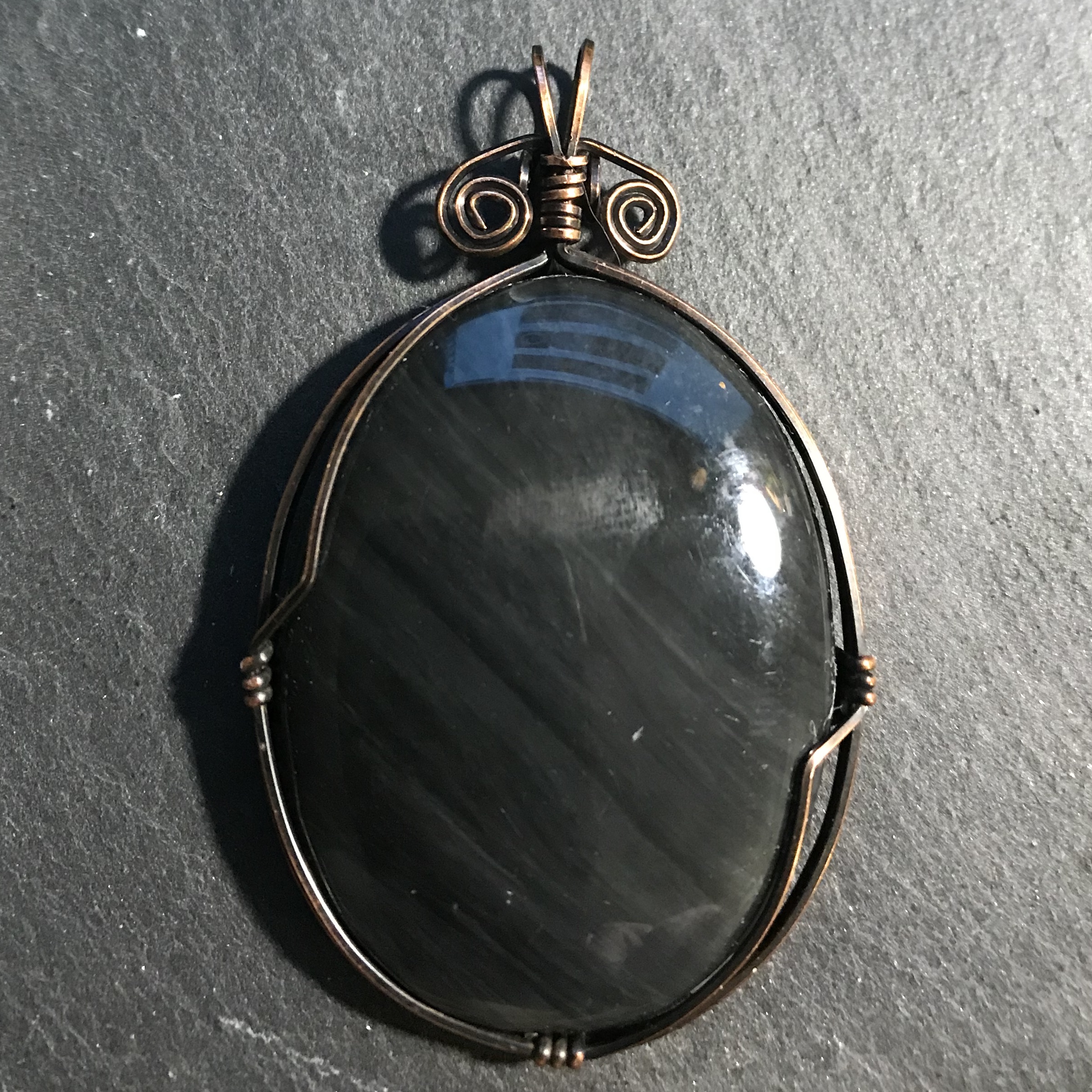 Rainbow obsidian